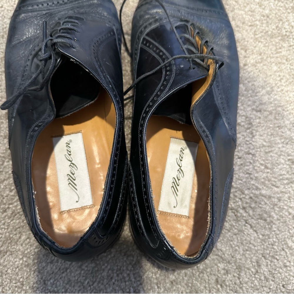 Mezlan Oxford Leather Dress Shoes - Picture 6 of 7